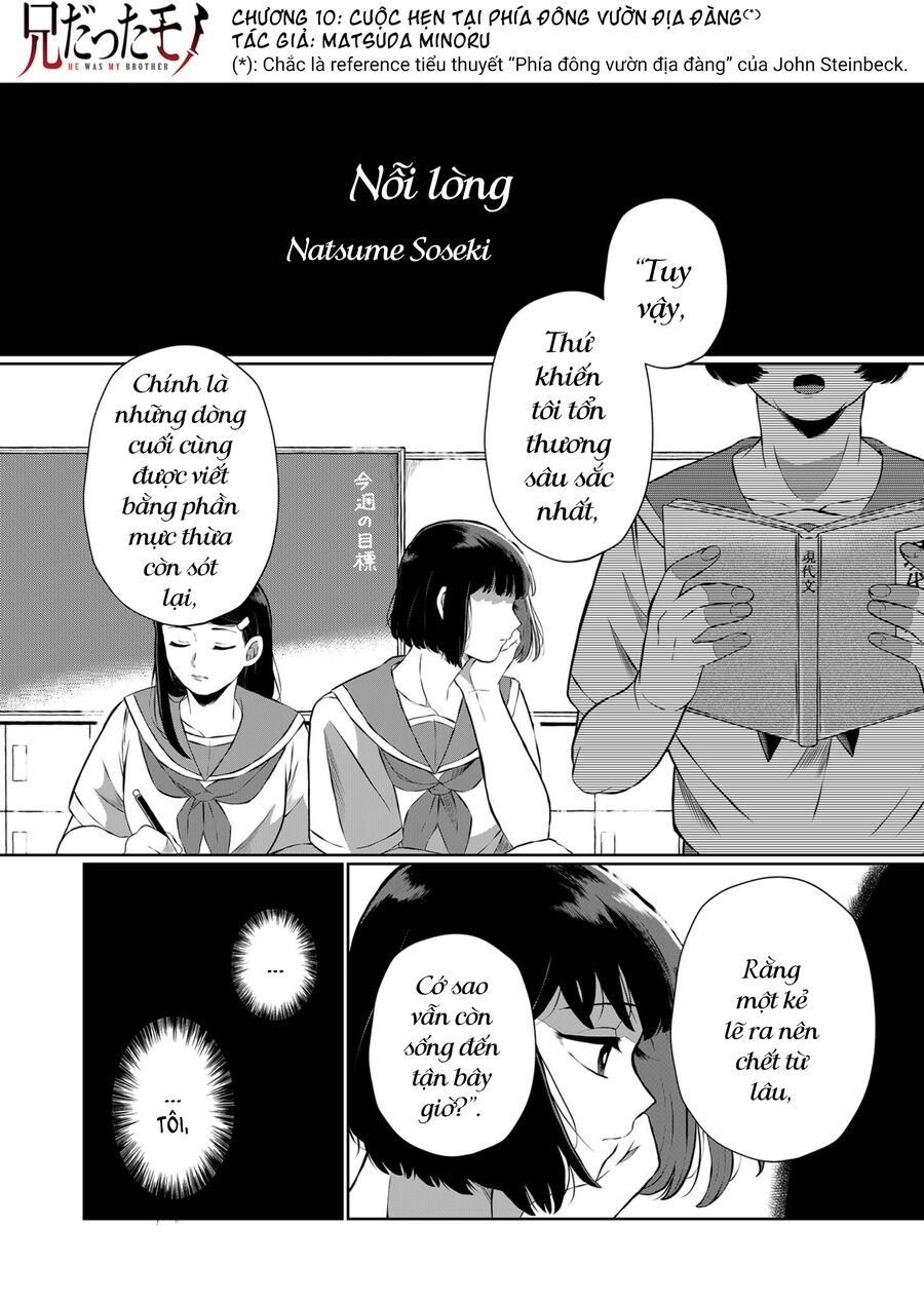 Thứ Đã Từng Là Anh Trai Tôi chapter 10 - Trang 4