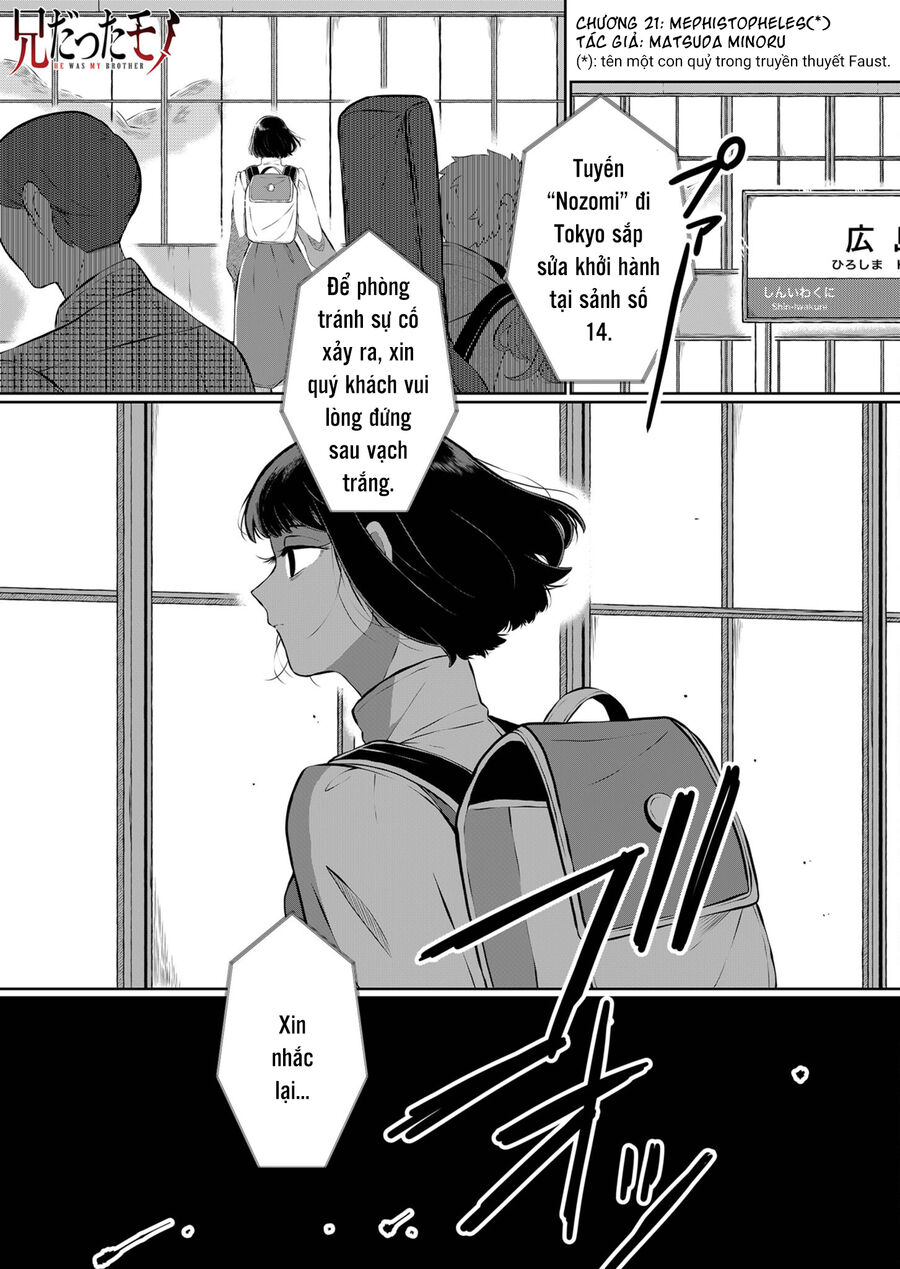 Thứ Đã Từng Là Anh Trai Tôi chapter 21 - Trang 2