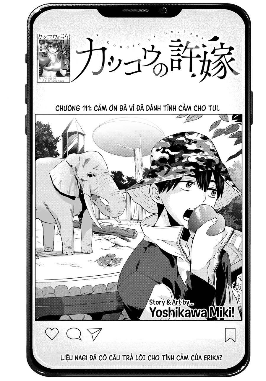 Kakkou No Iinazuke chapter 111 - Trang 2
