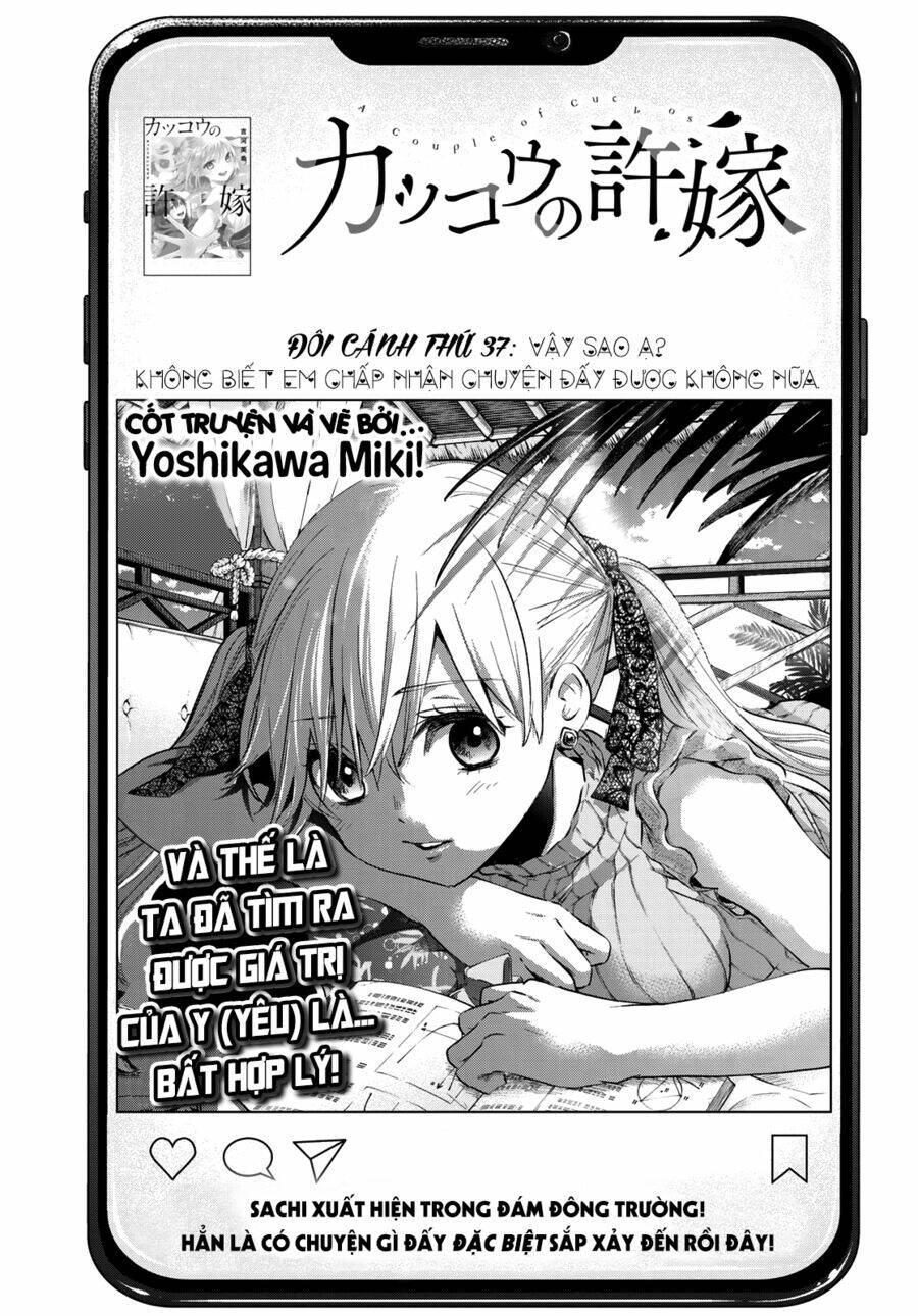 Kakkou No Iinazuke chapter 37 - Trang 3