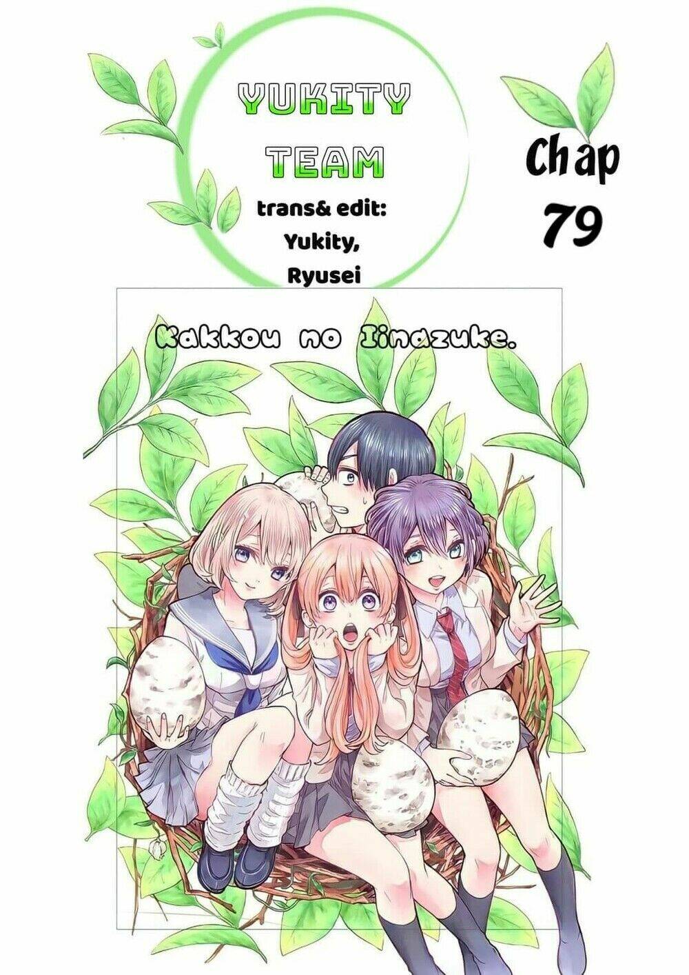 Kakkou No Iinazuke chapter 79 - Trang 1