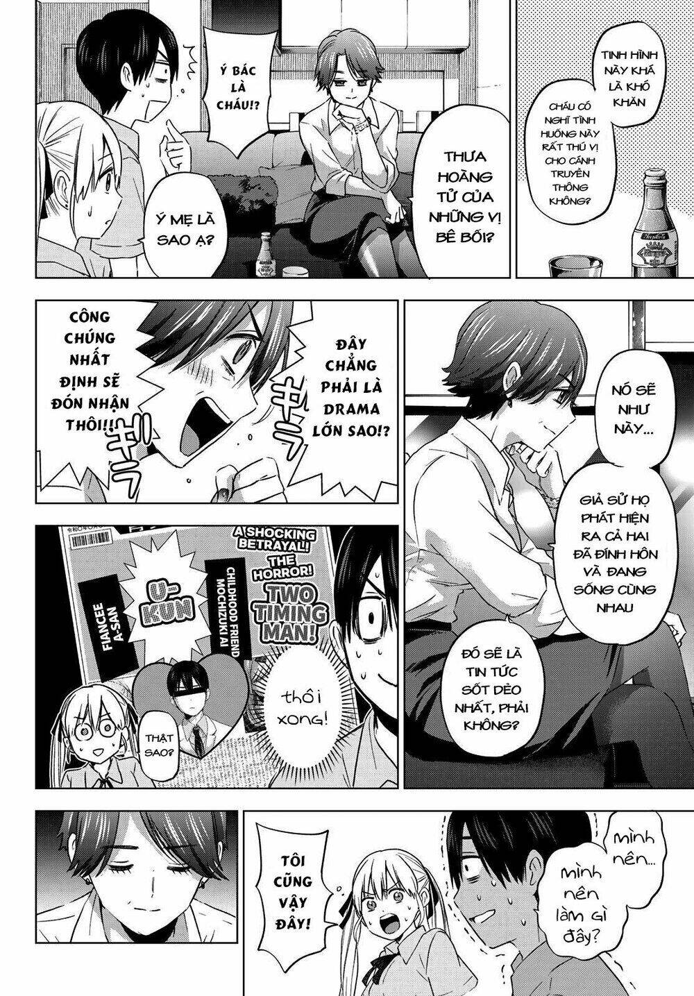 Kakkou No Iinazuke chapter 82 - Trang 13