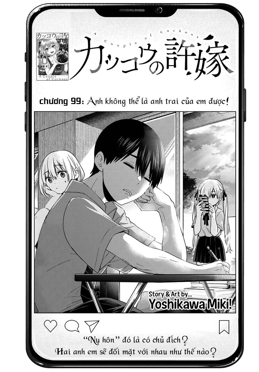 Kakkou No Iinazuke chapter 99 - Trang 3