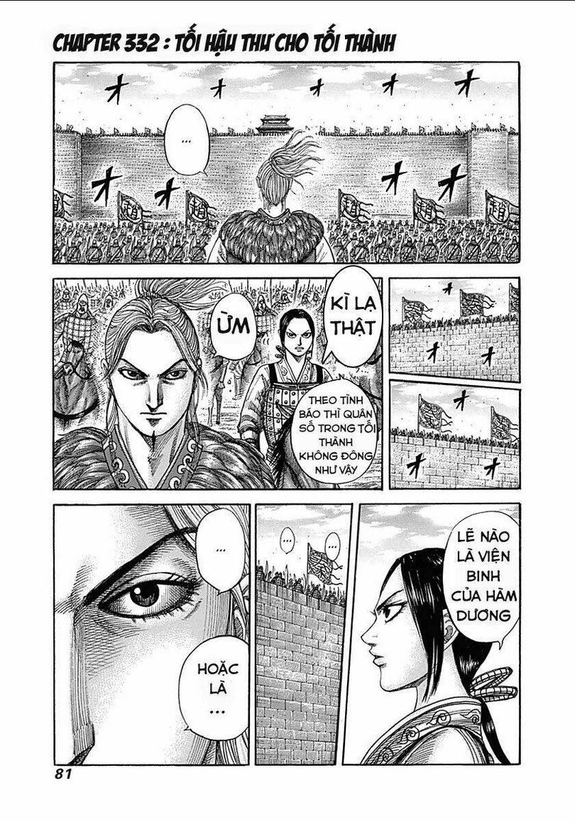 Kingdom - Vương Giả Thiên Hạ chapter 332 - Trang 1